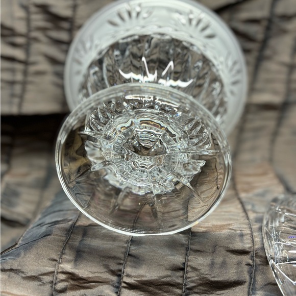 VTG CRISTAL d'ARQUES France Carthage Crystal Compote Candy Bowl W/ Lid Mint Cond - Picture 12 of 12